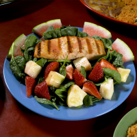 Salmon Salad from Jalapeno Tree Mexican restaurant