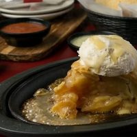 apple pie from Jalapeno Tree Mexican restaurant Texas